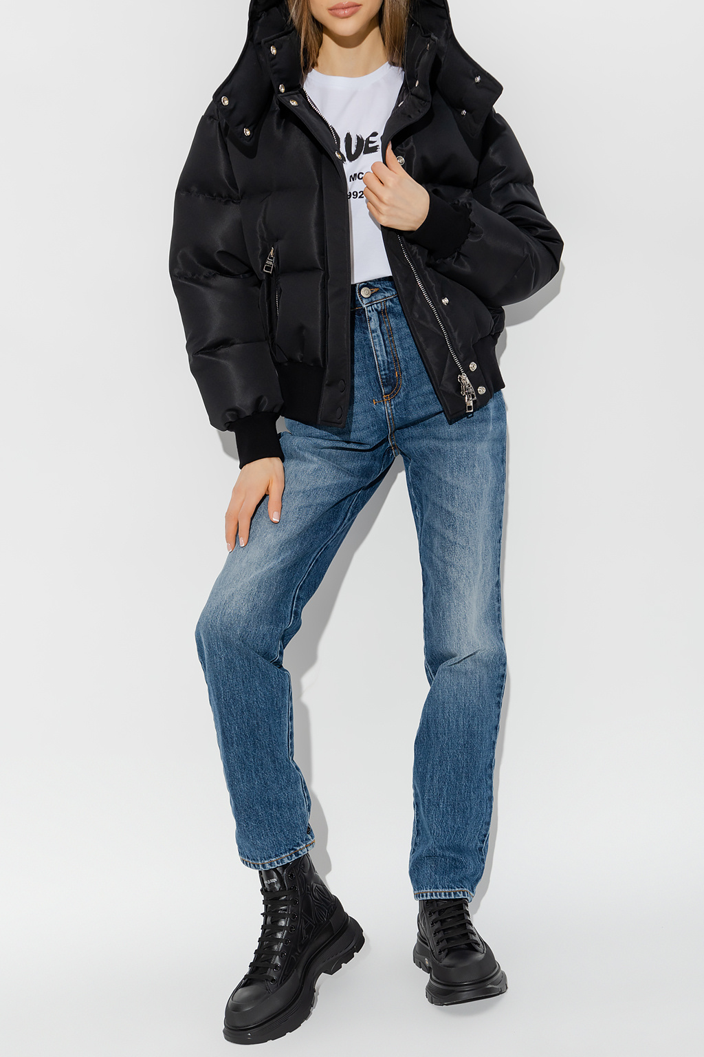 alexander mcqueen jeans - SchaferandweinerShops TW - Black